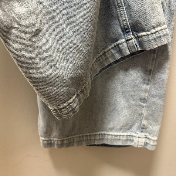 Gap Denim High Rise Wide-Leg Pull-On Light Wash Jeans Large Spring 2024 - Picture 6 of 10